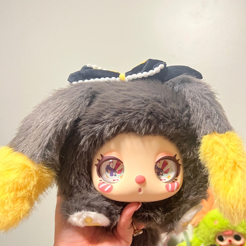 LIILA MARSHMALLOW BAG - BLACK & YELLOW